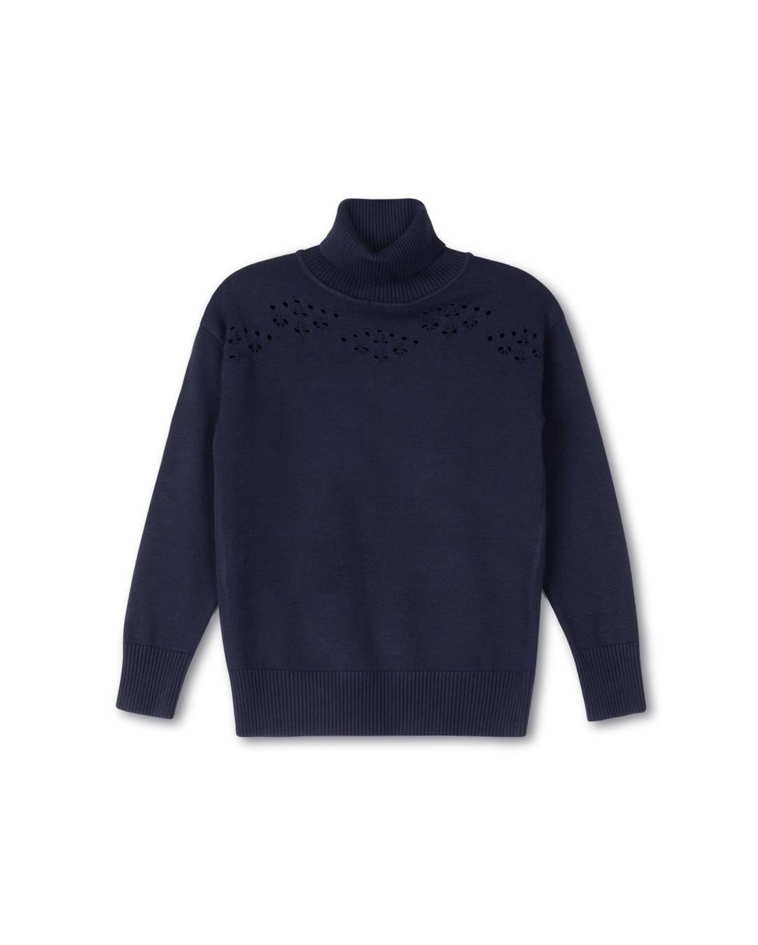 Grant - Knit Pointelle Detail Sweater