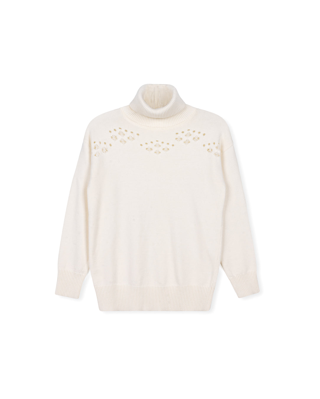 Grant - Knit Pointelle Detail Sweater