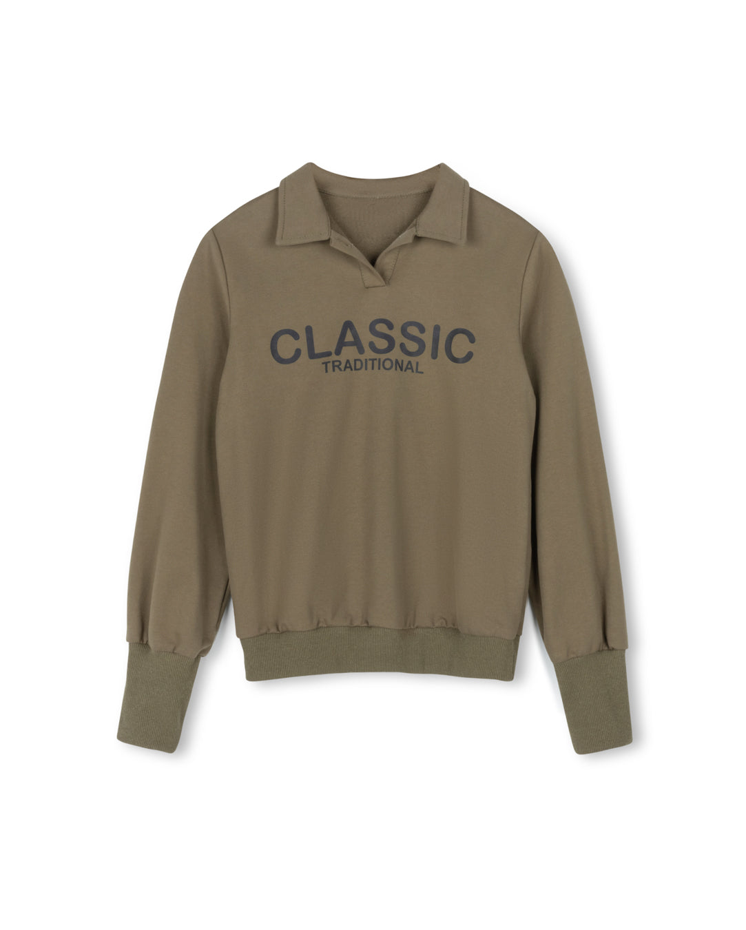 Bicky - Classic Collared Sweatshirt