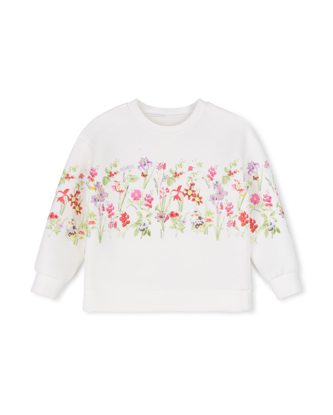 Floral Bouquet Printed Sweatshirt