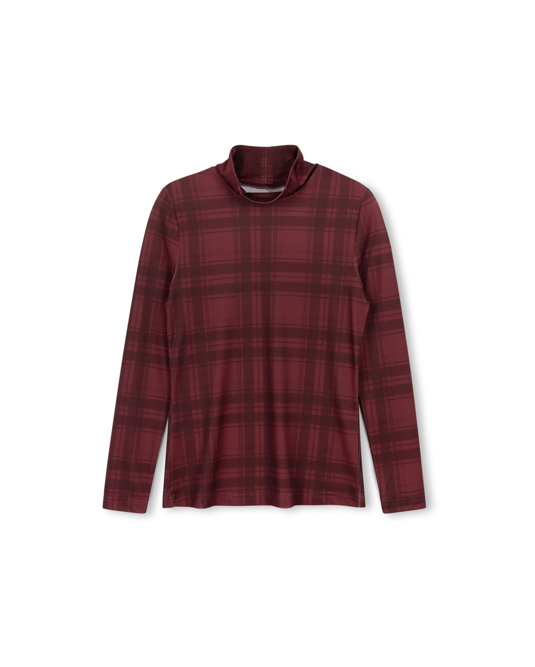 Foss - Plaid Print Turtleneck