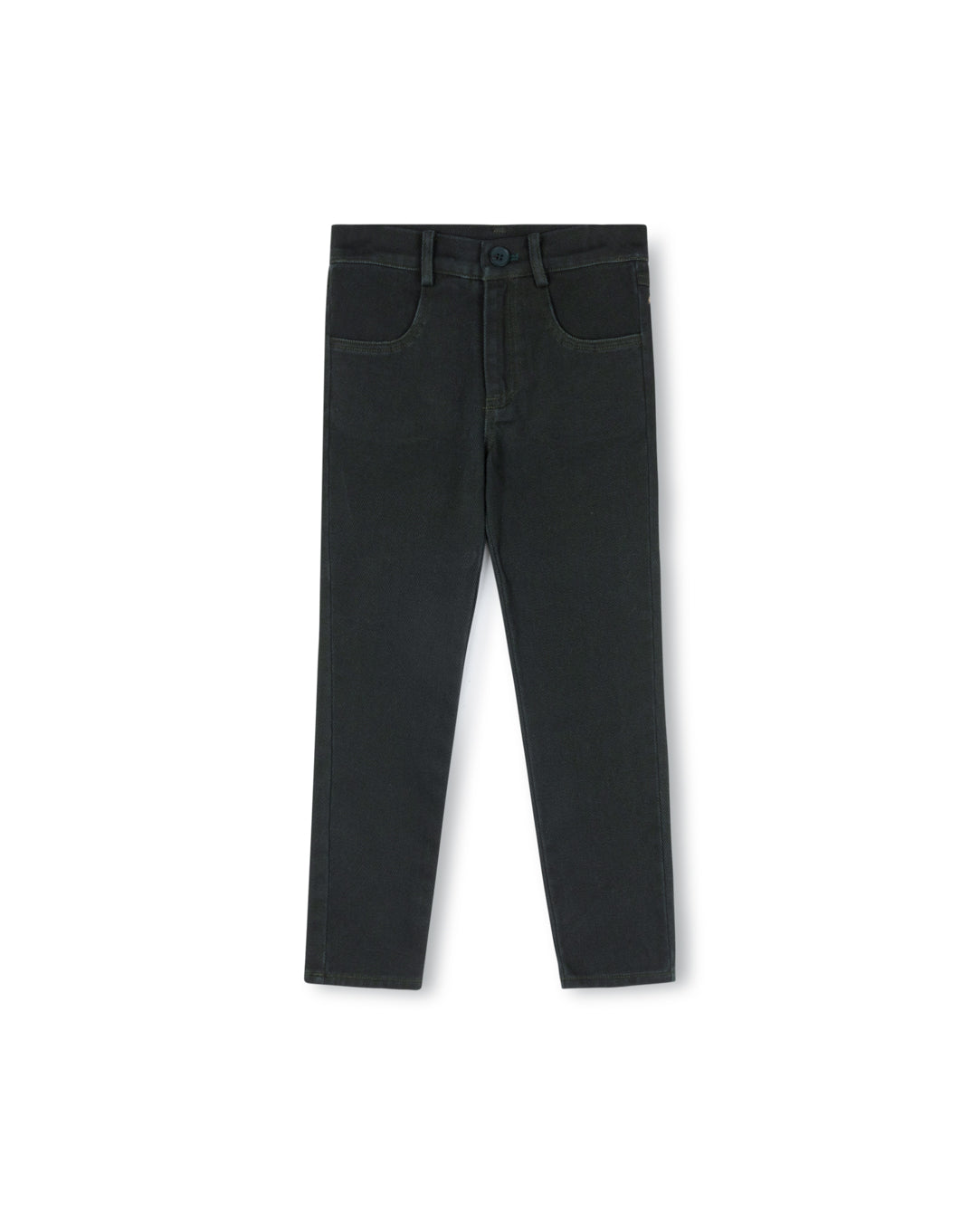 Denim Pocket Fitted Pant