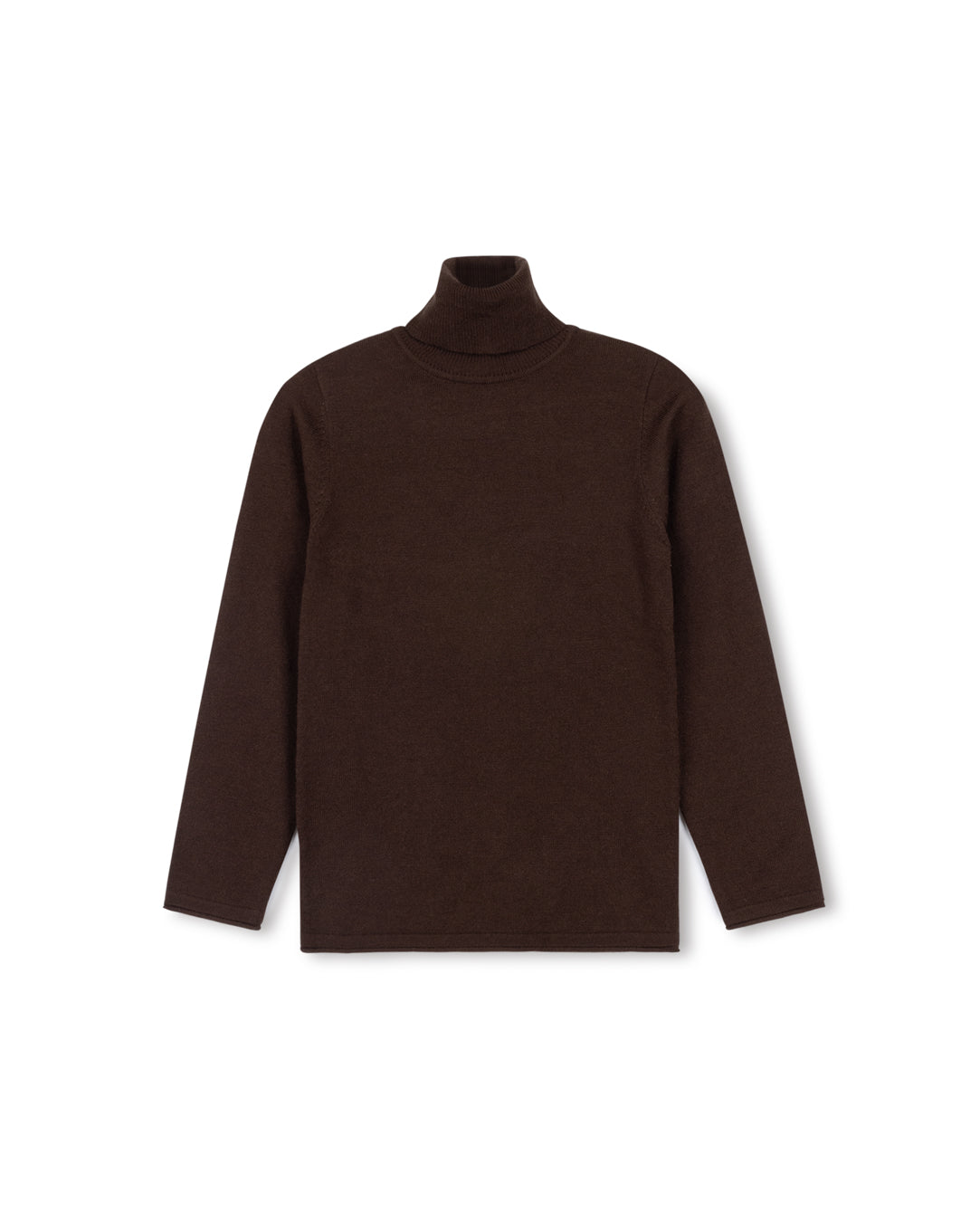 Fitted Flat Knit Turtleneck