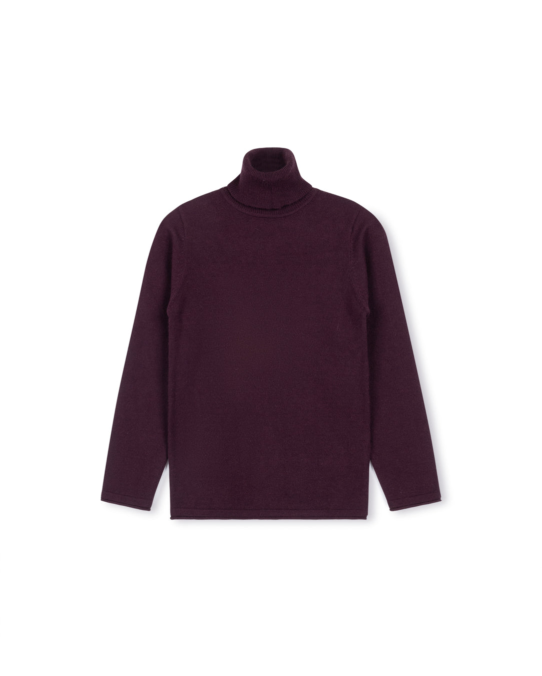 Fitted Flat Knit Turtleneck