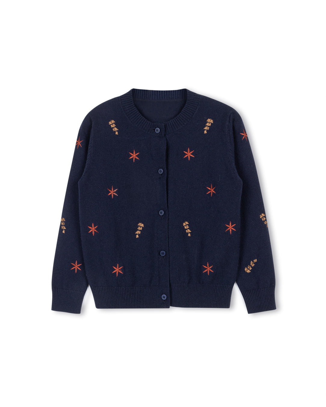 Roping - Embroidered Floral Cardigan