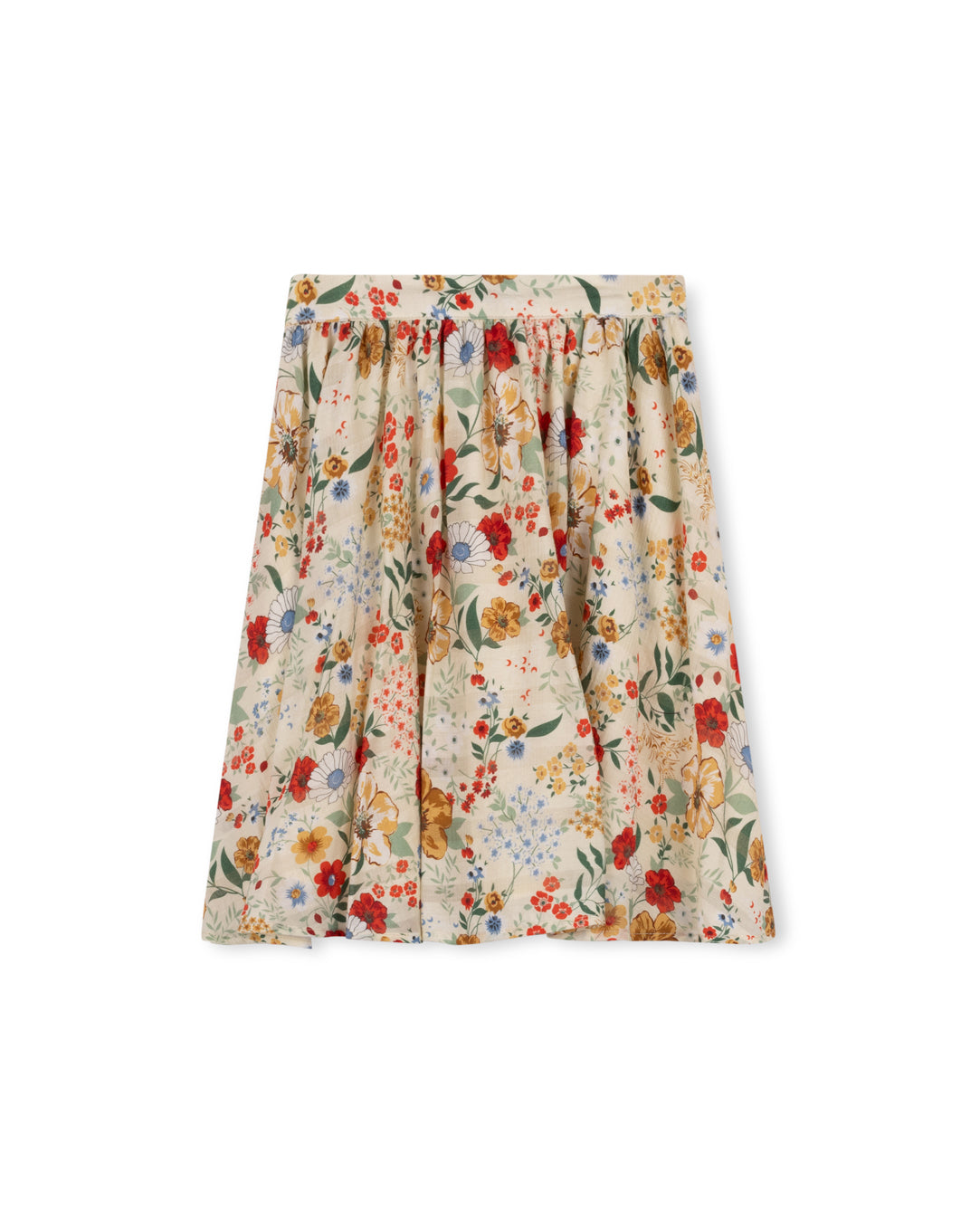 Scattered Print Flair Skirt