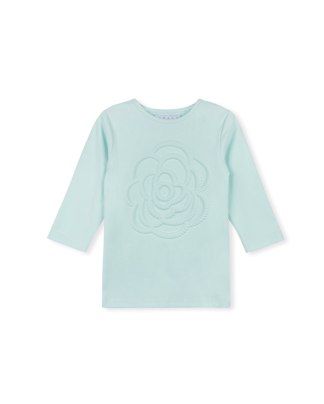 Flower Embossed T-Shirt