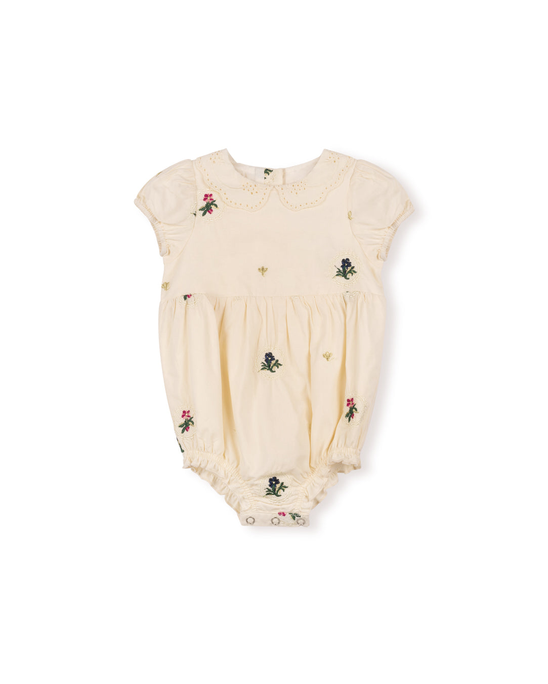 Alveron - Embroidered Collared Romper