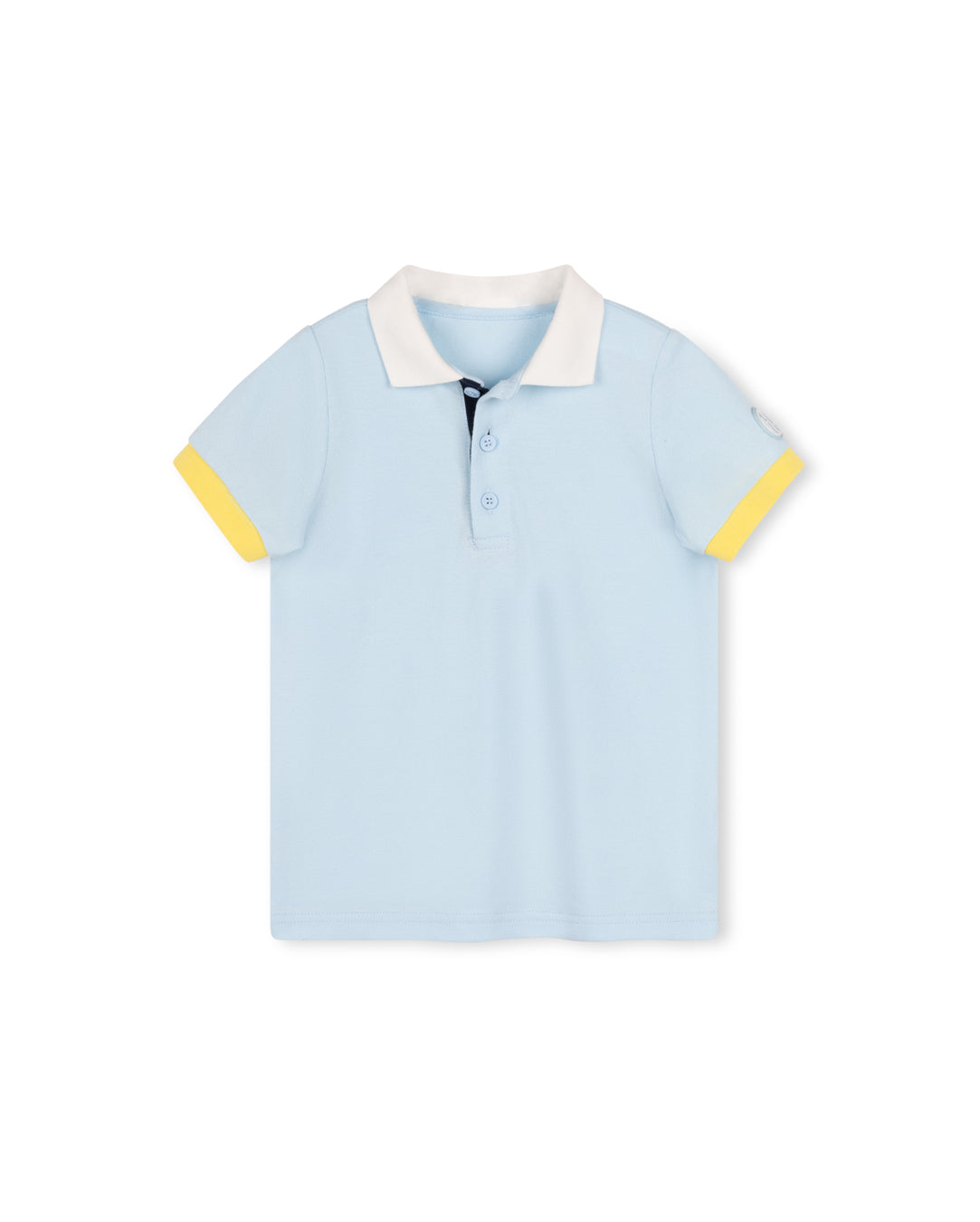 Tri Color Contrast Polo