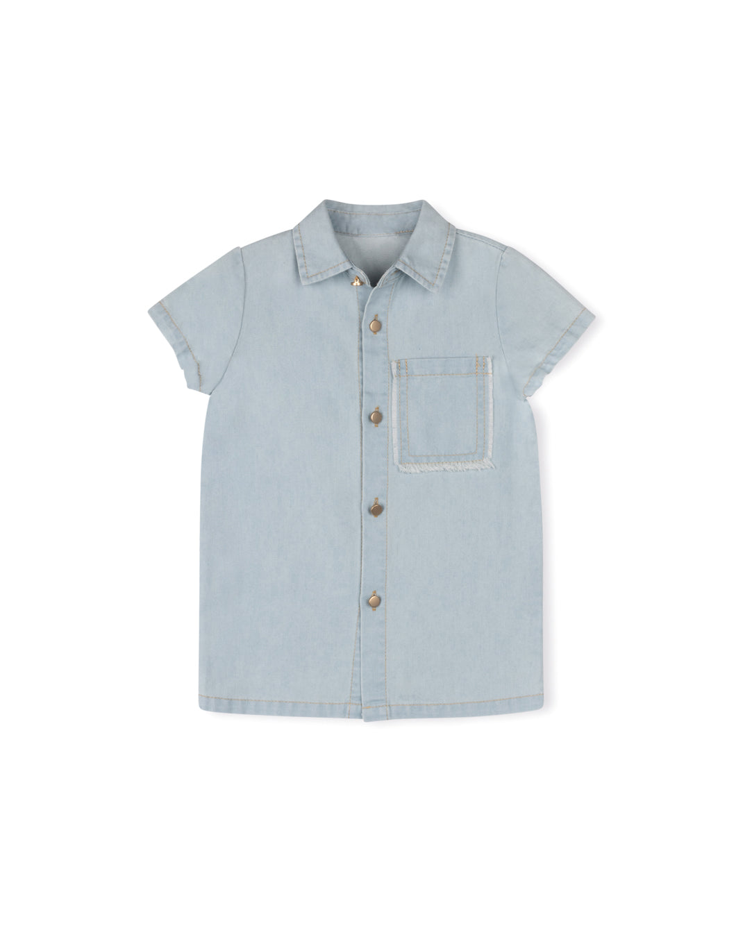 Edge - Denim Frayed Edge shirt