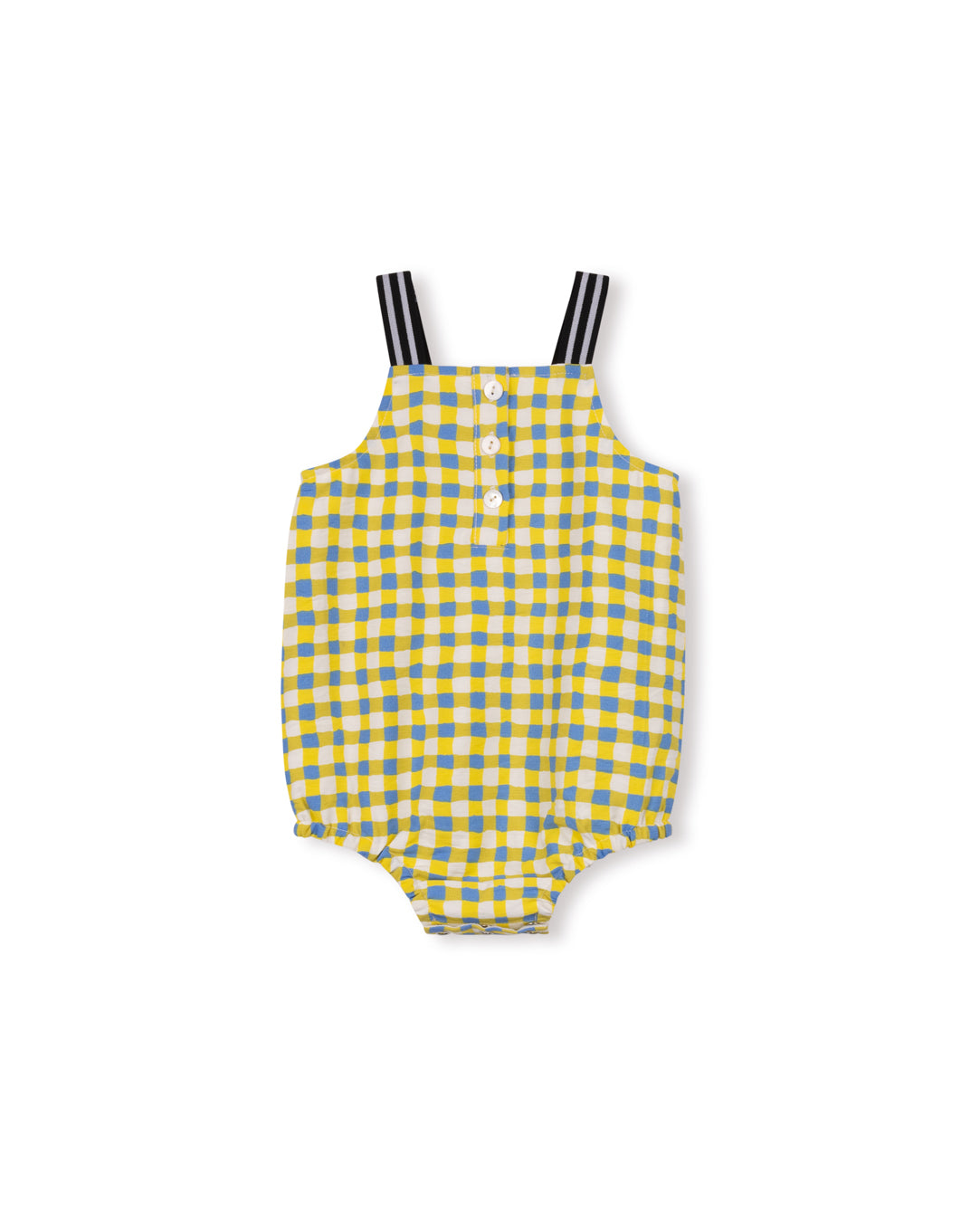 Lily - Checked Boy Romper