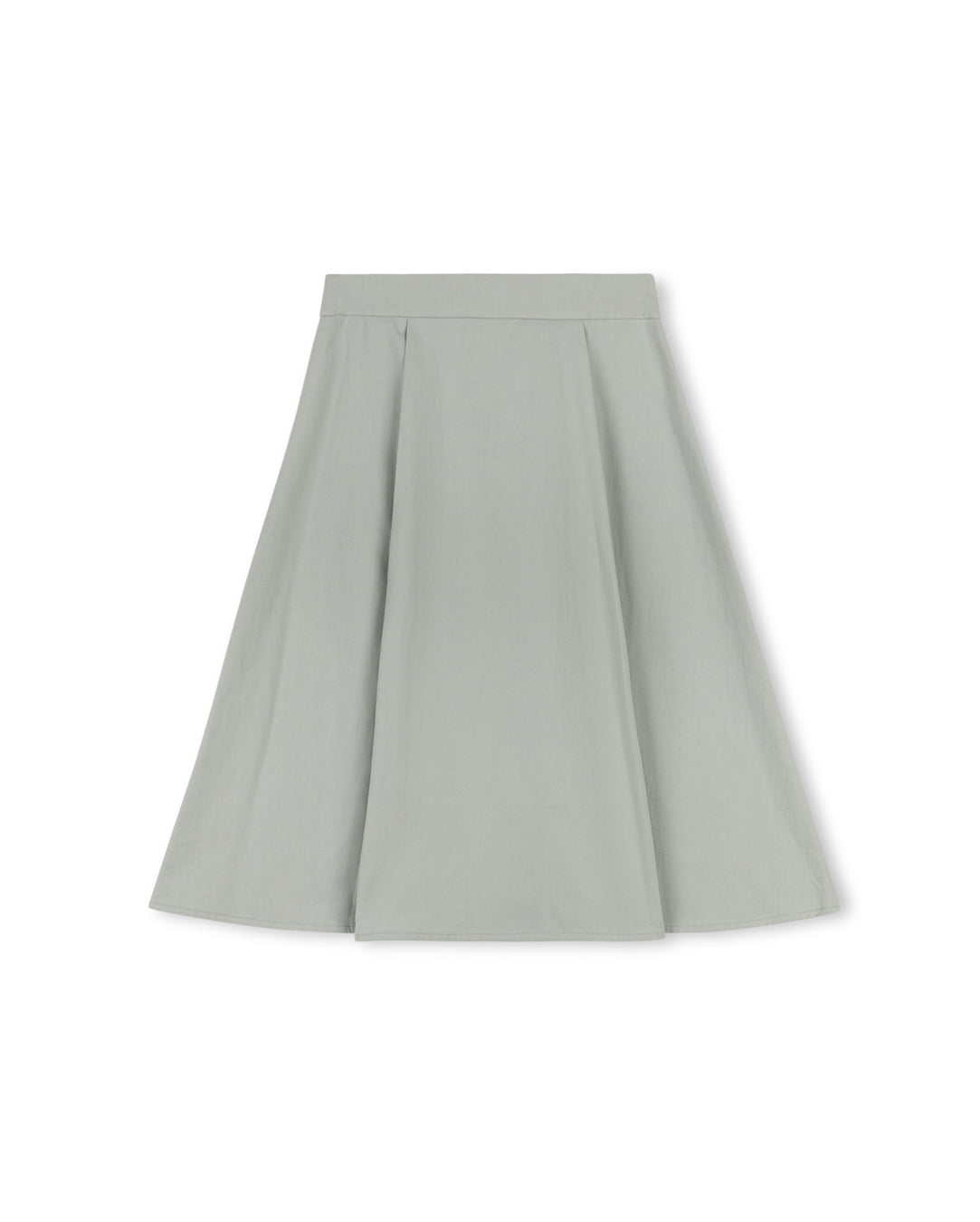 Mat Poplin Flair Skirt