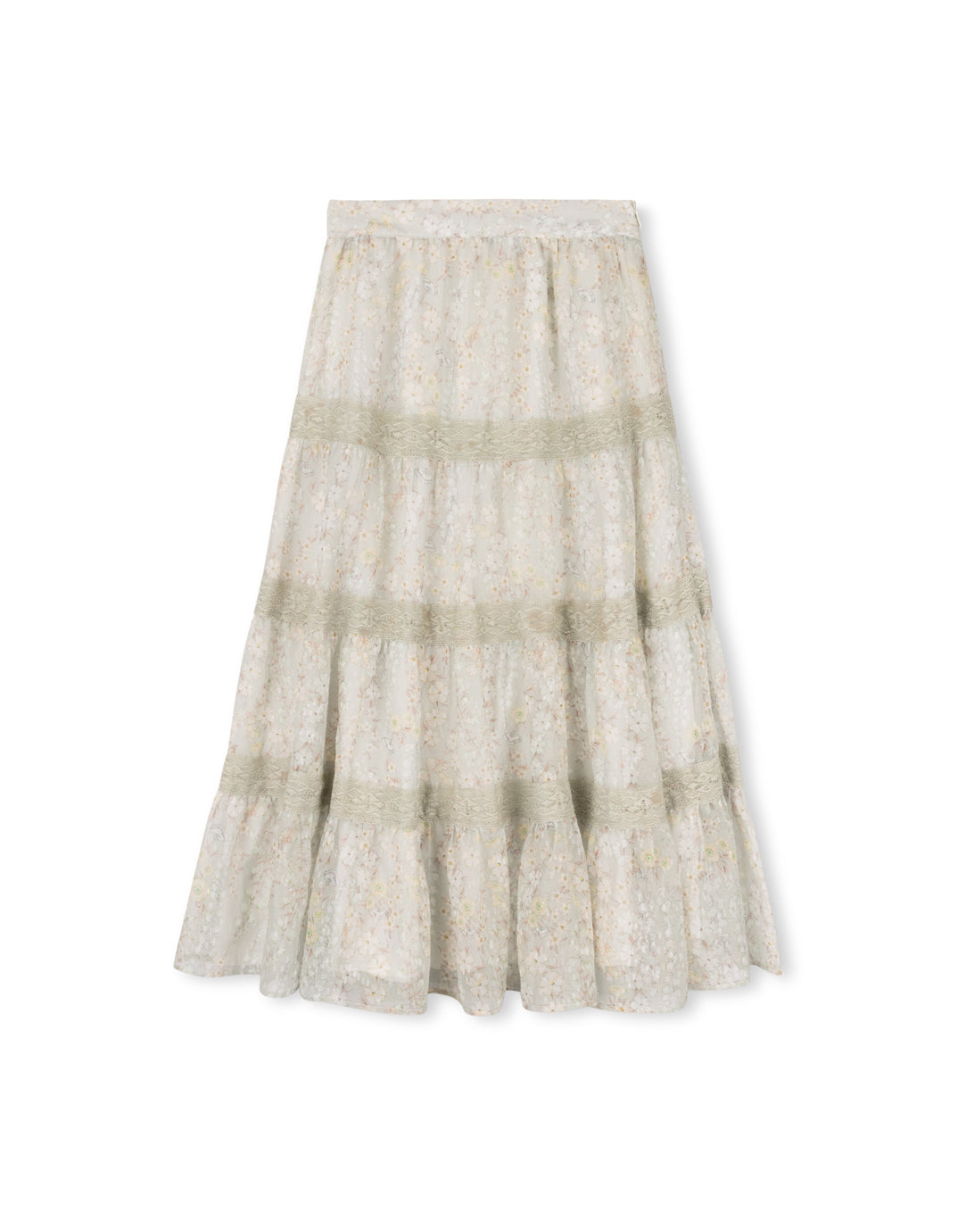 Kind Three Tiered Midi Skirt