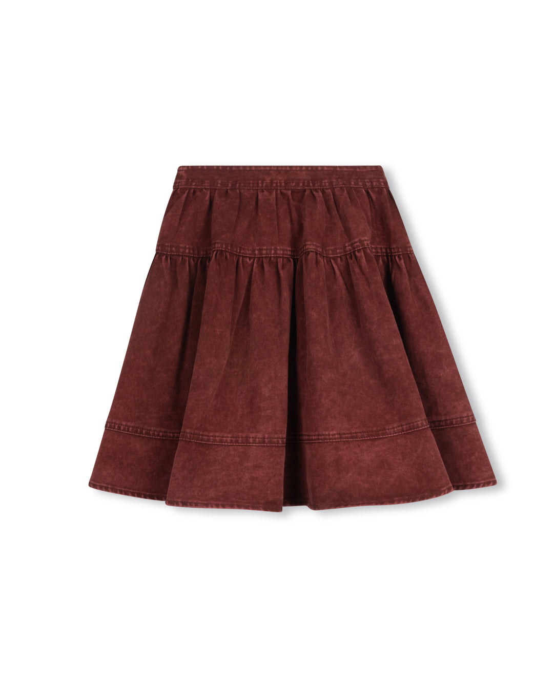 Clara - Full Round Denim Skirt