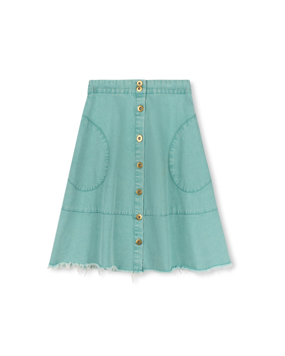 Gabe Denim Button Down Skirt