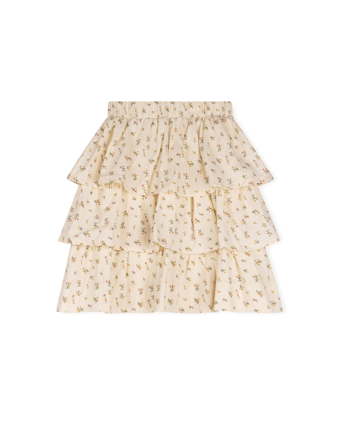 Diane Floral Print Ruffle Skirt