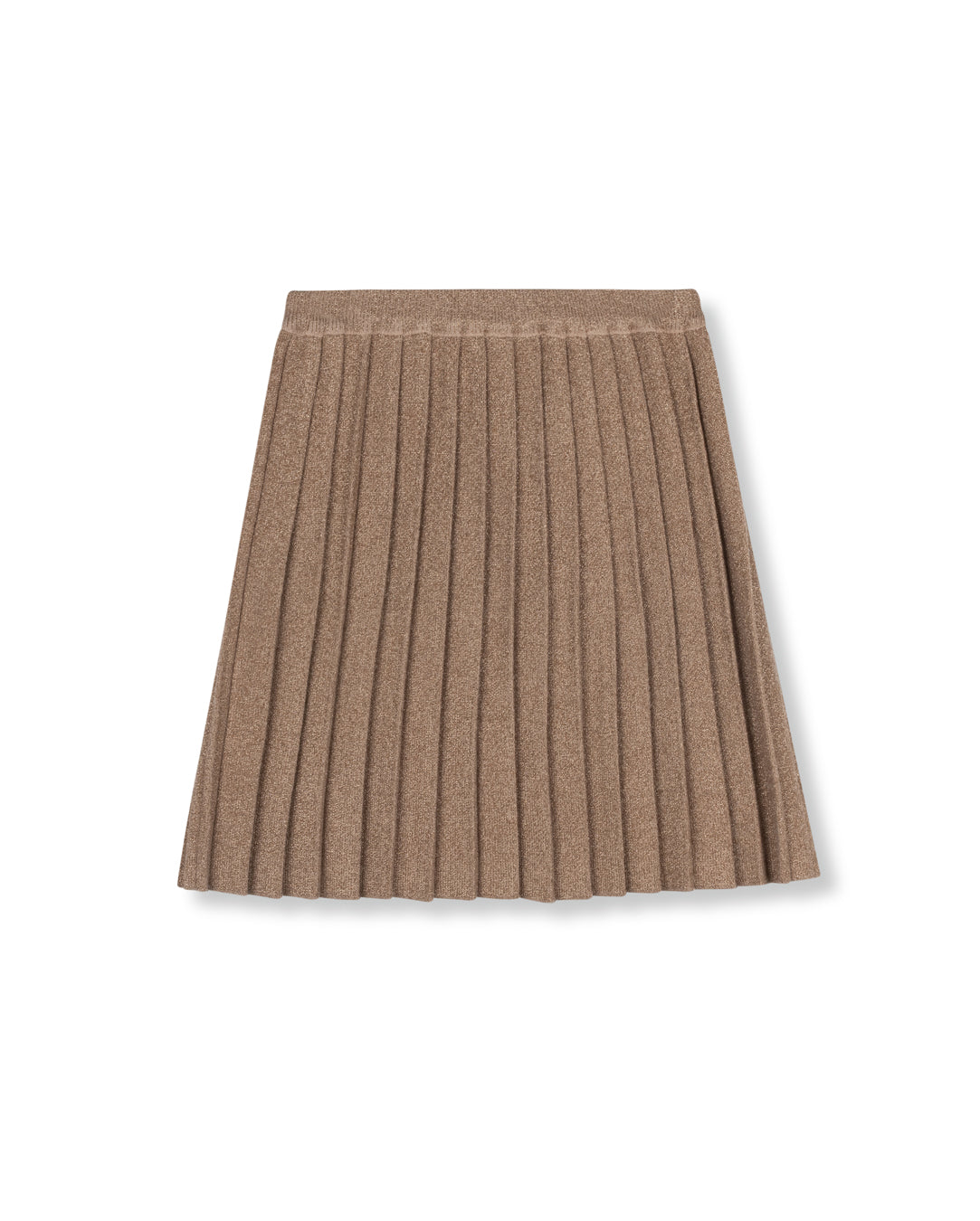 Cosmo Metallic Pleated Skirt