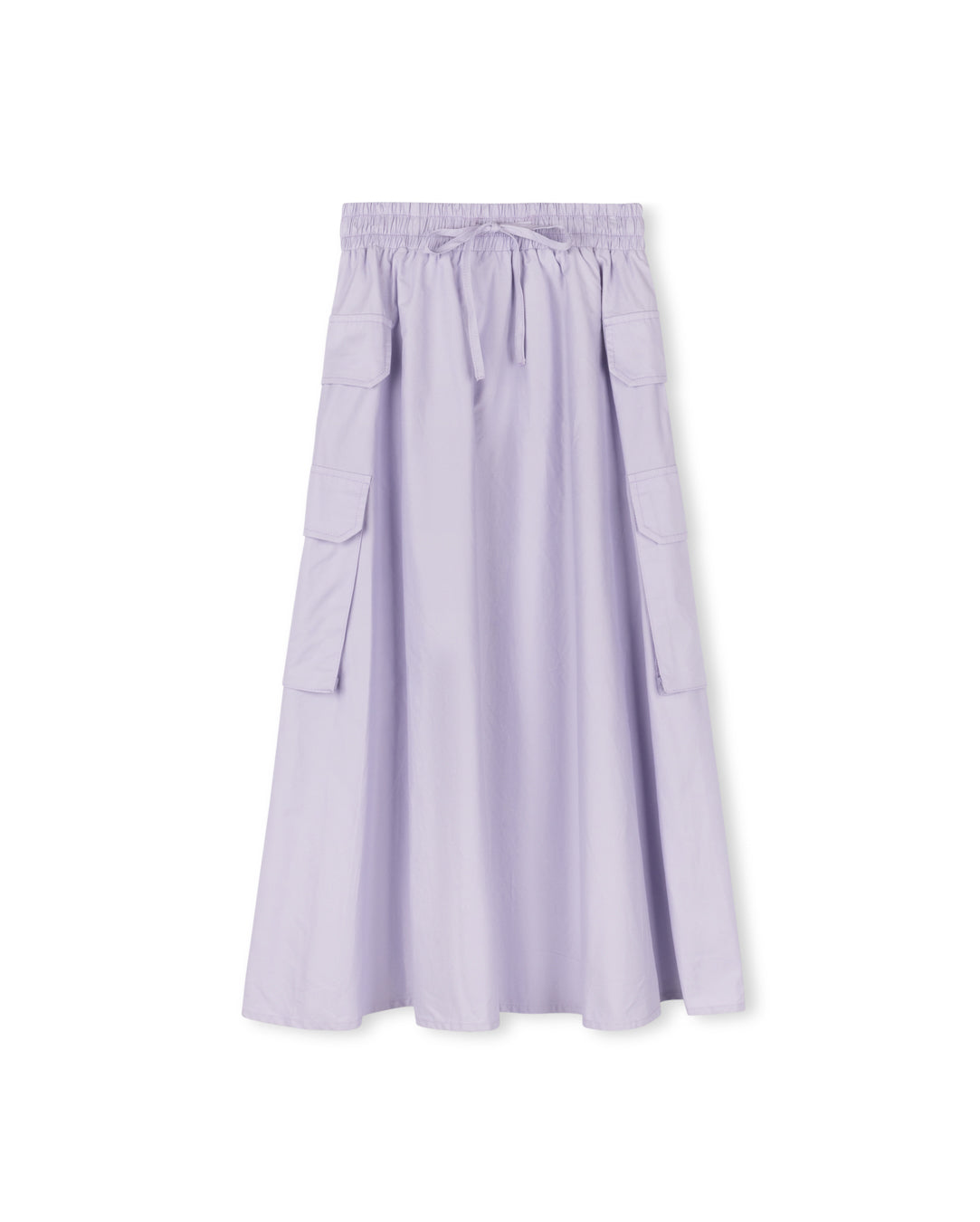 Pass Poplin Double Pocket Skirt