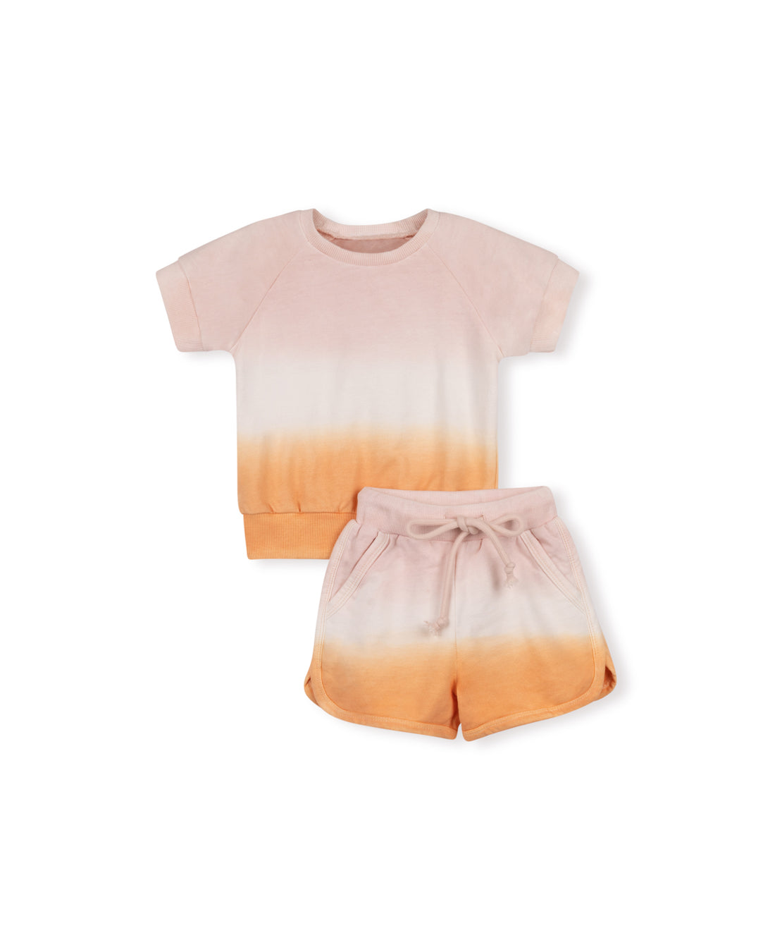 Vega Tie Dye Girl Tee And Shorts