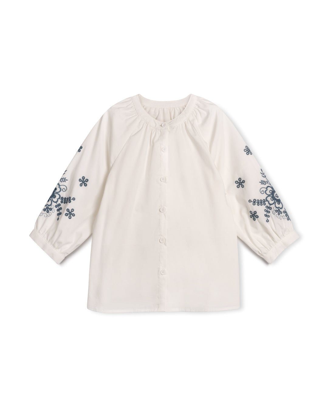 Gram Embroidered Sleeve Blouse