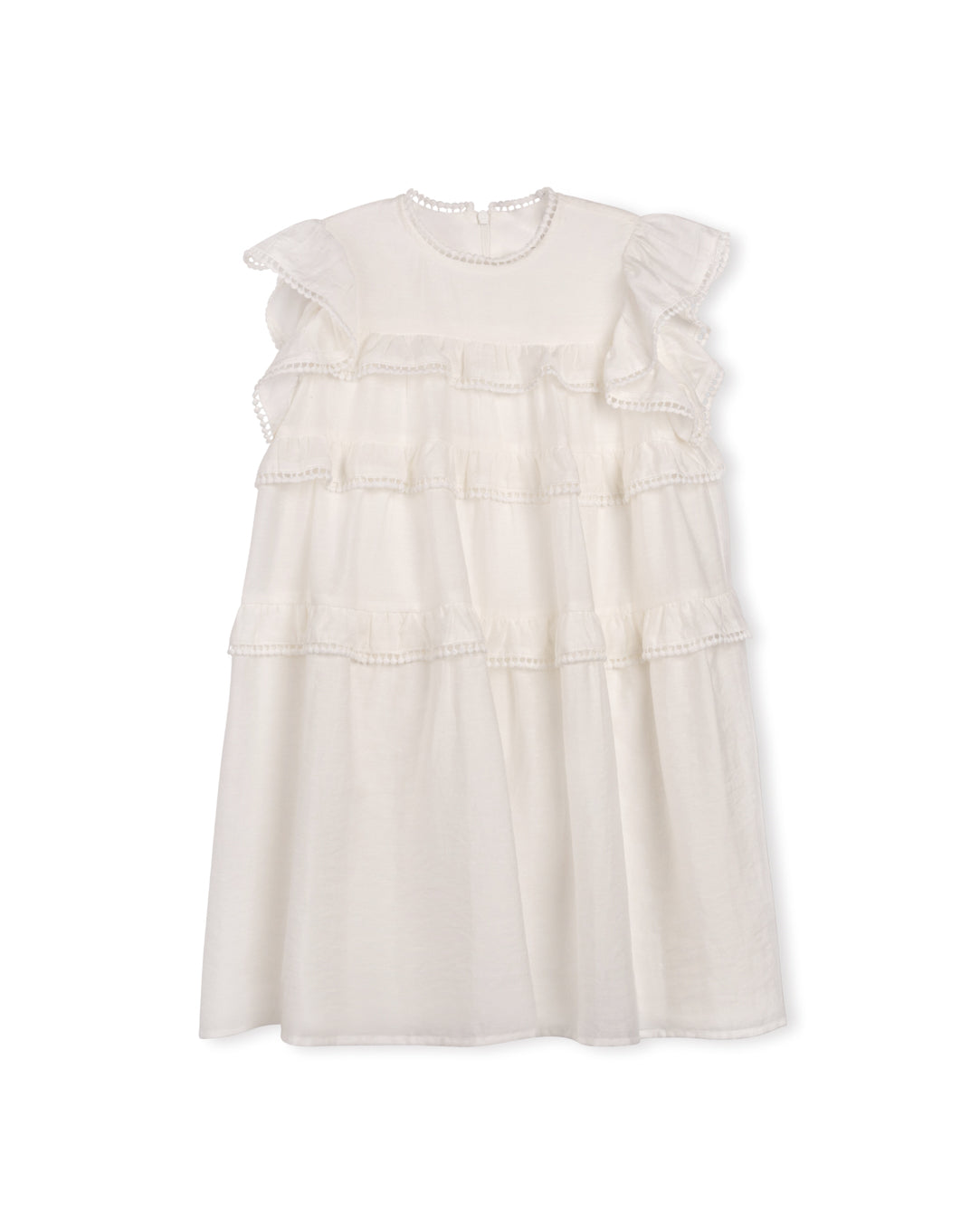 Ruffle Top Flowy Sleeveless Dress