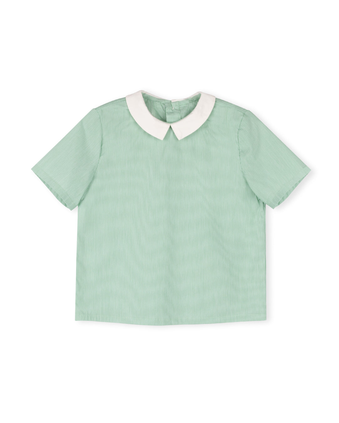 Garden Striped Small Collared Shirt