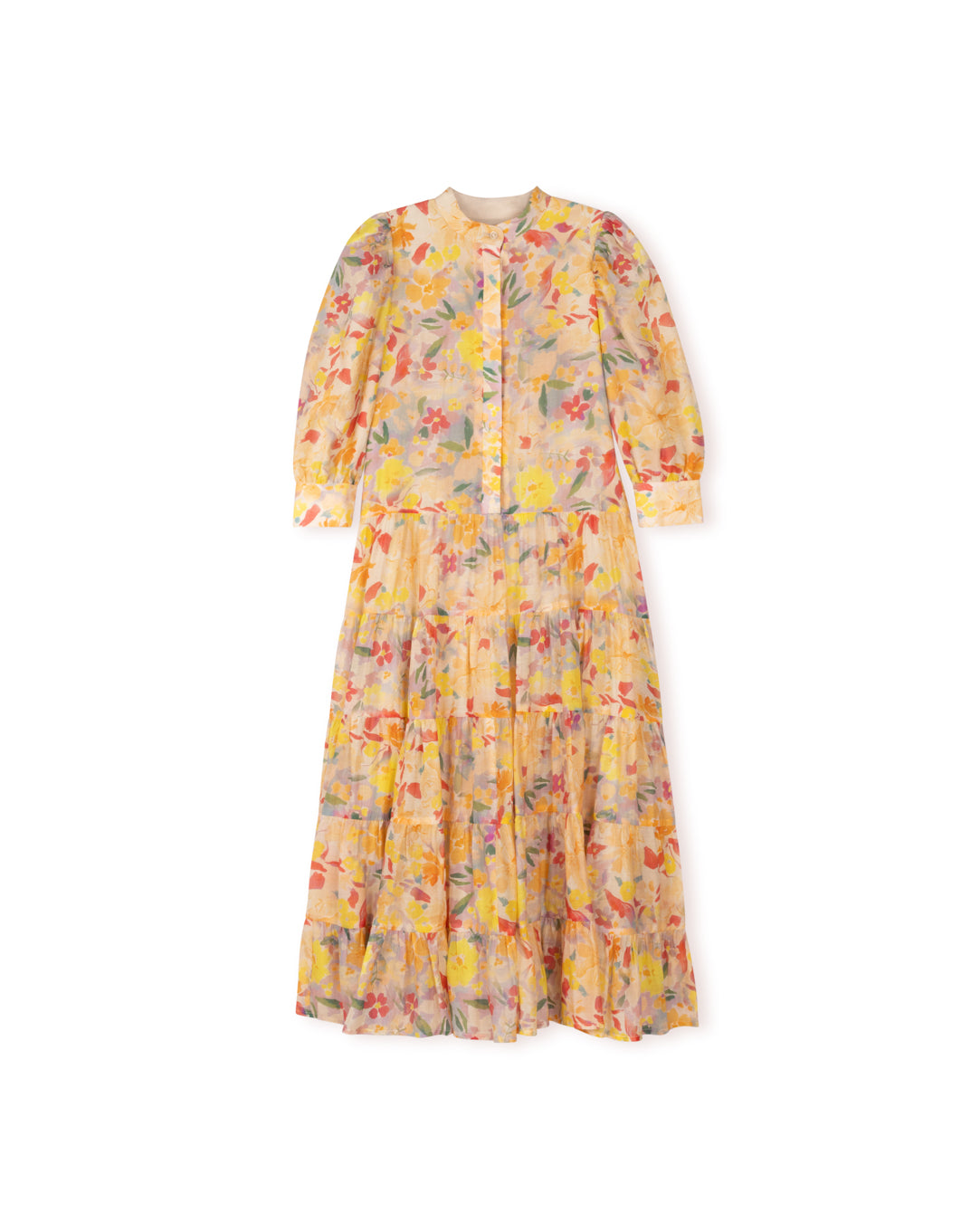 Linda Floral Midi Dress