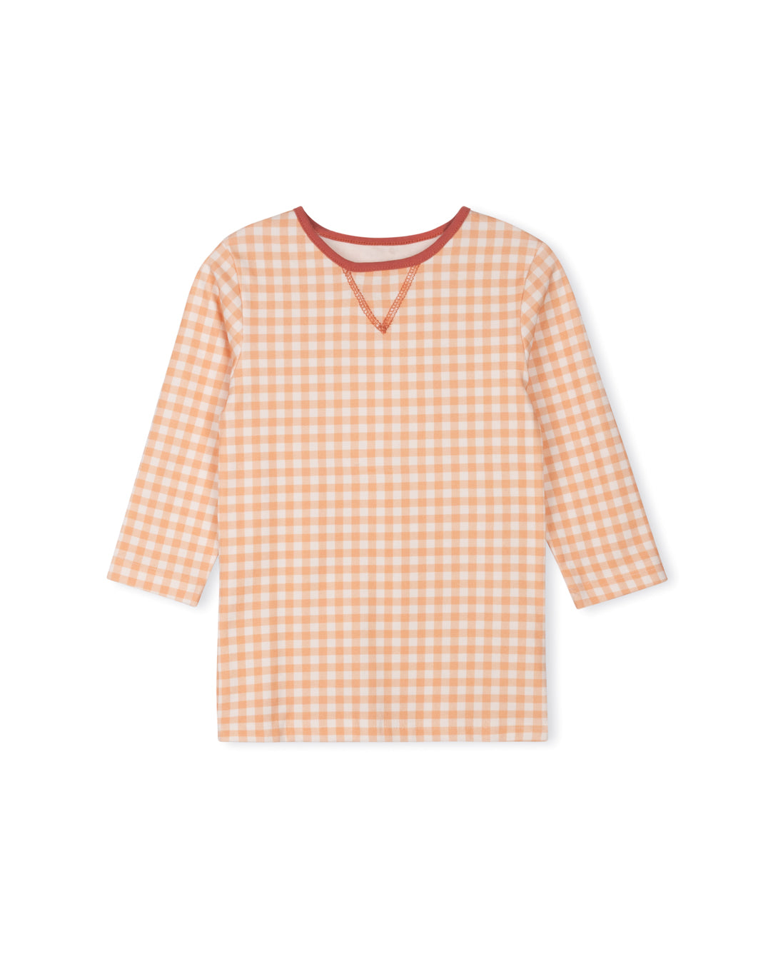 Gingham Print T-shirt