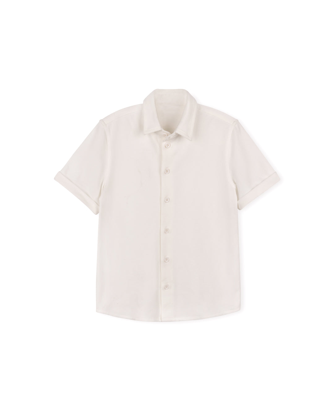 Pique Button Down SS Shirt