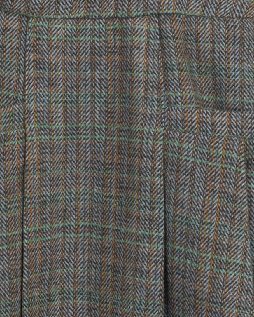 Rep Bow Pocket Pleated Skirt