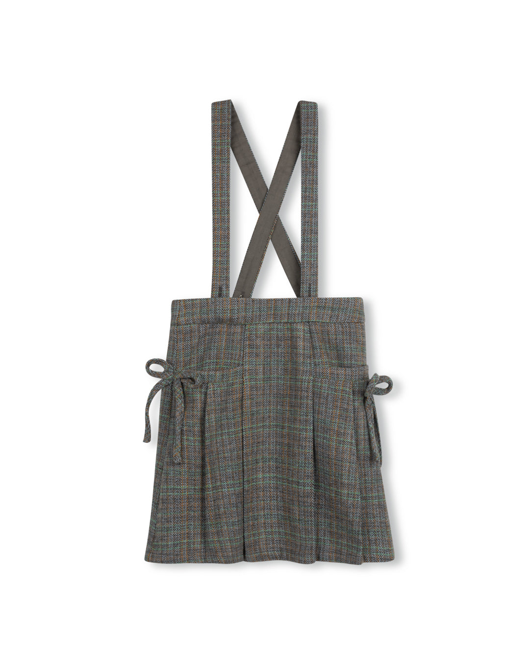 Rep Bow Pocket Pleated Skirt
