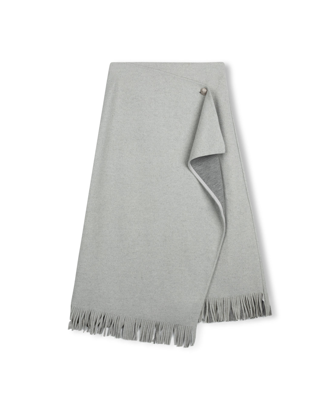 Ann Fringed Wrap Skirt