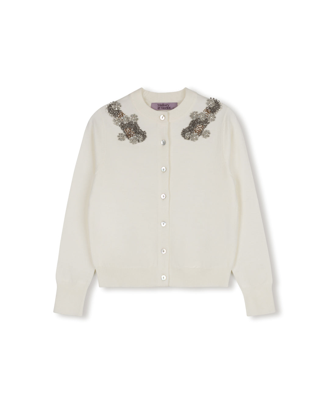 Millie Beaded Shoulder Cardigan