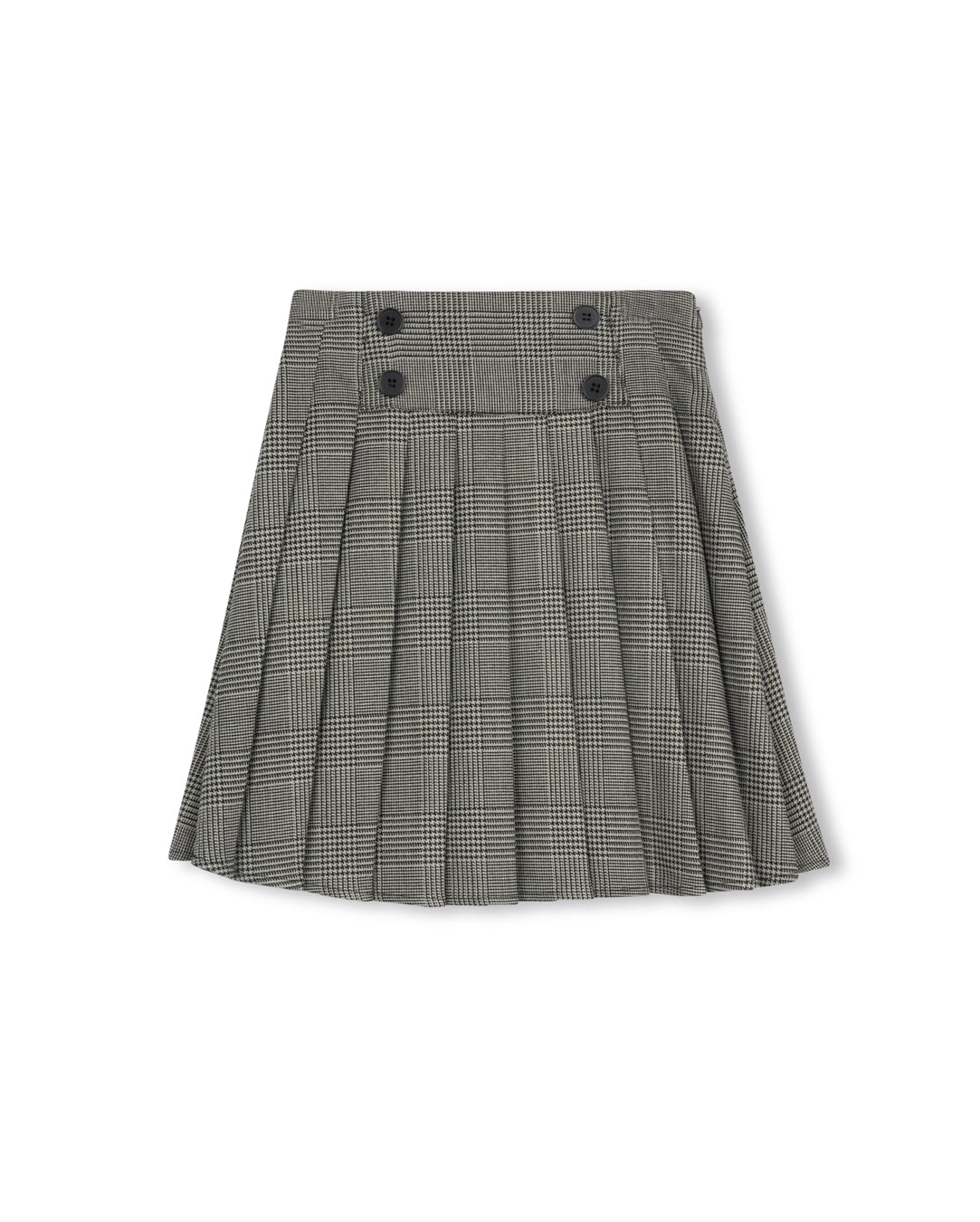 Raven Box Pleat Skirt