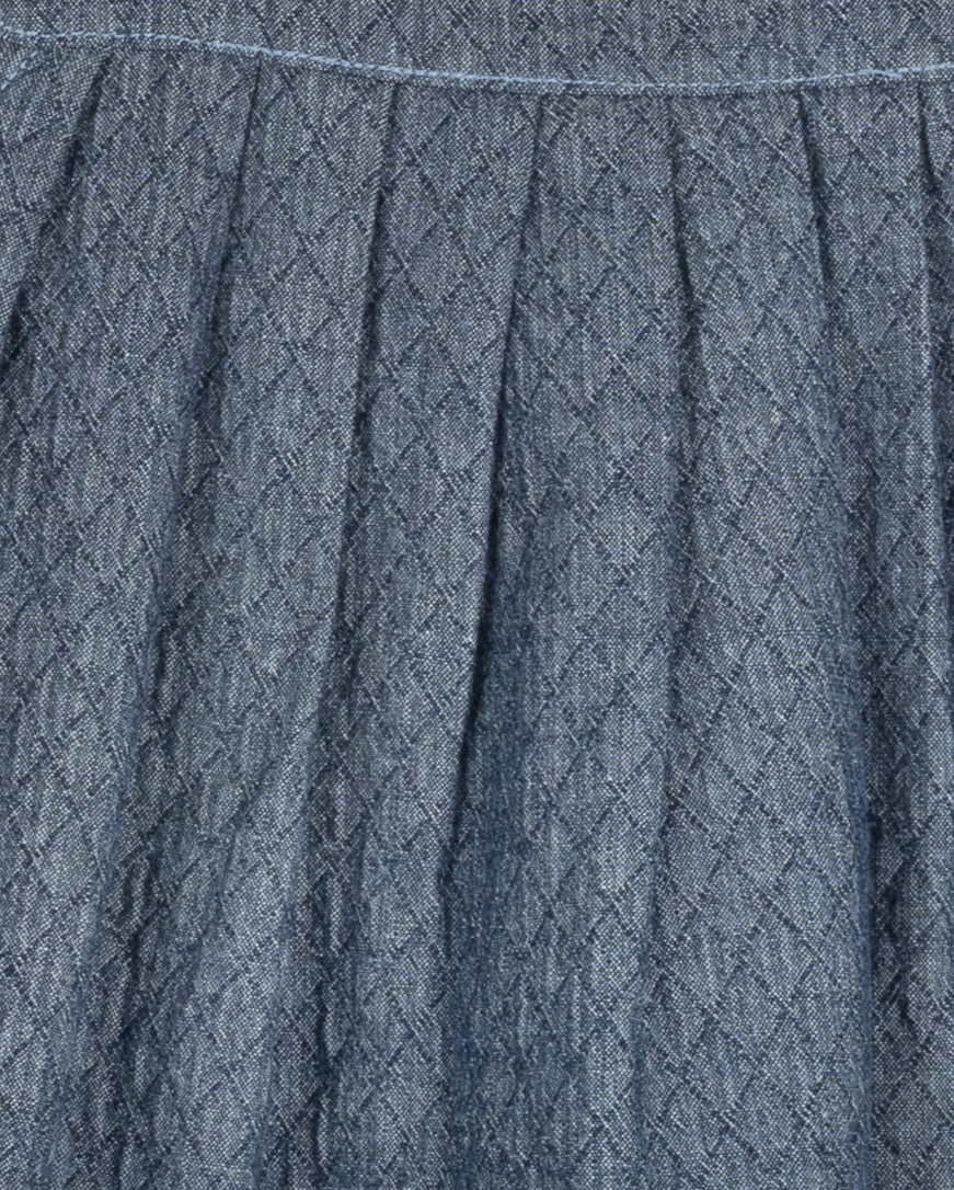 Puffed Denim Pocket Jumper