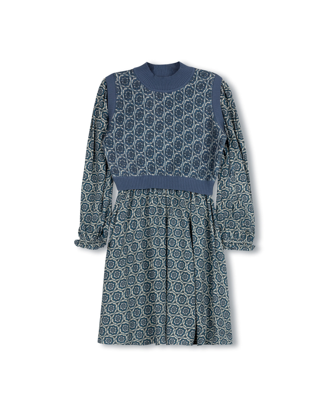 Bronco Floral Dress With Vest