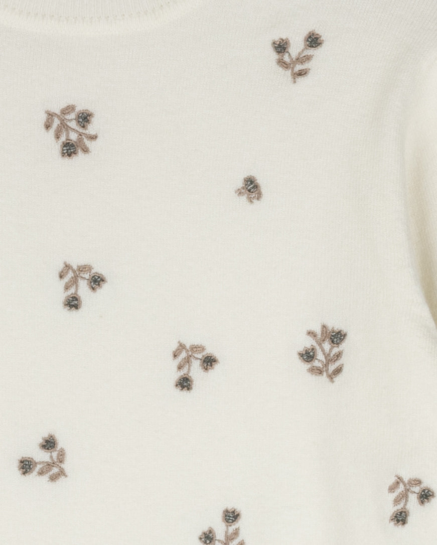 Butter Floral Printed Turtleneck