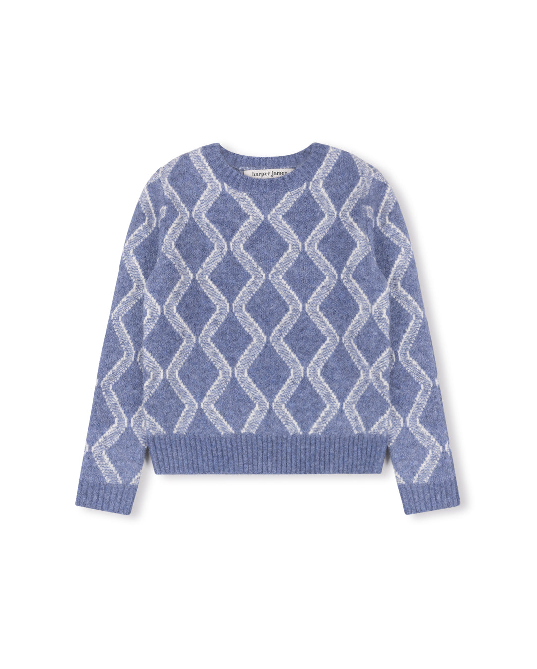 Knit Argyle Sweater