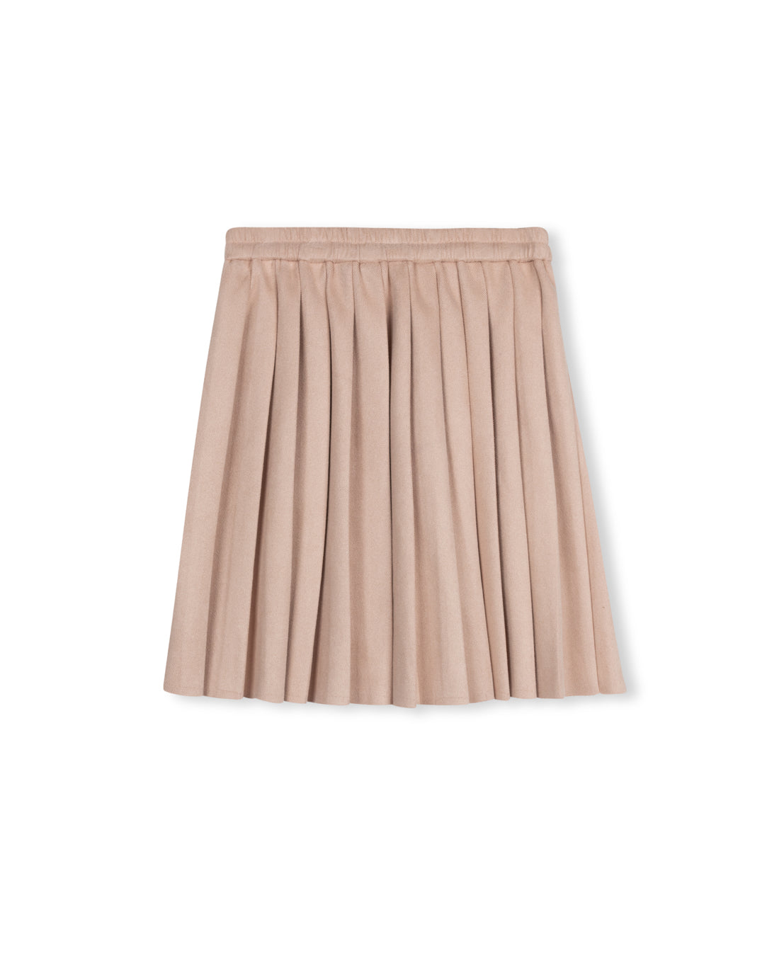 Timber Shimmer Wool Pleated Skirt