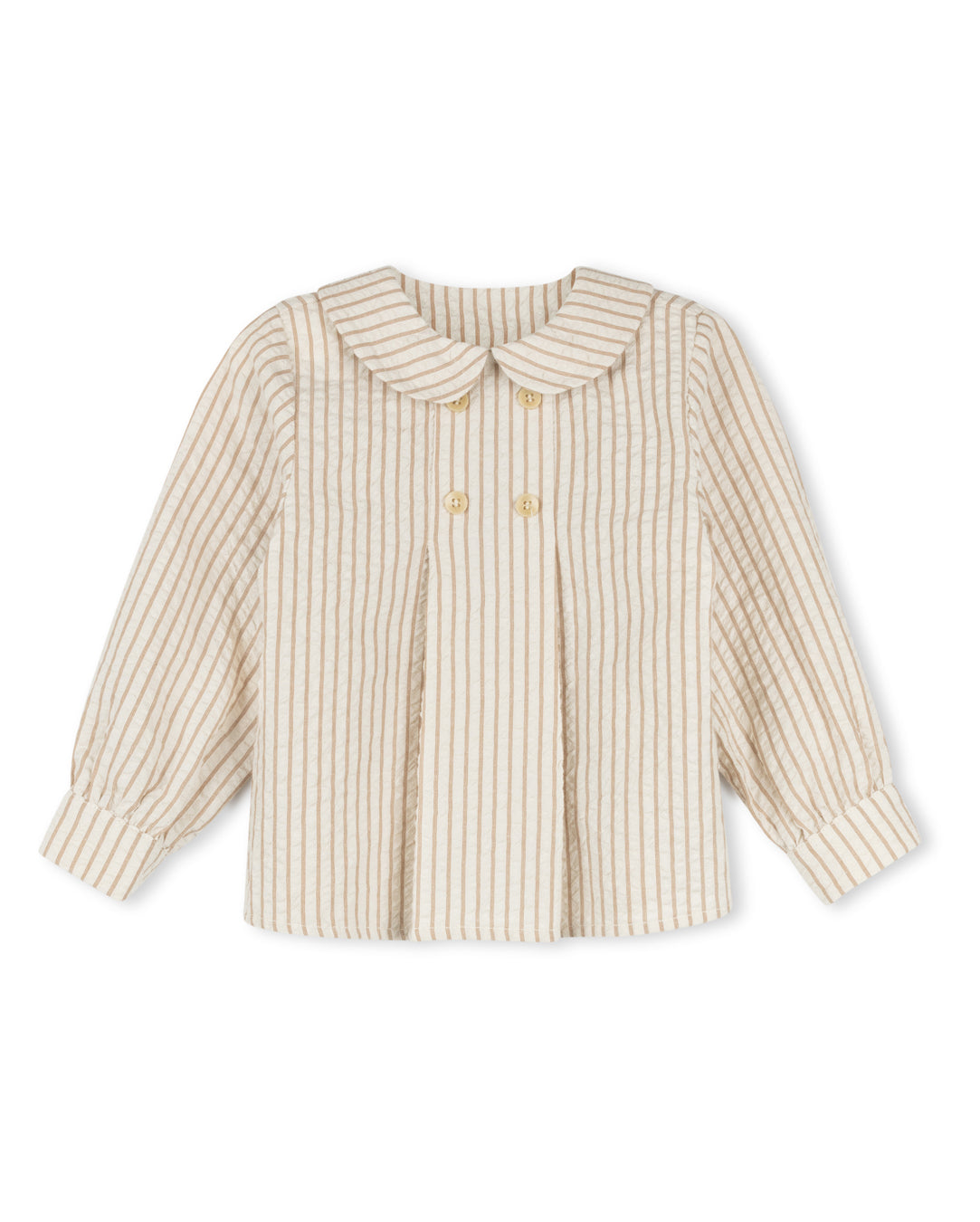 Amos Striped Peter Pan Shirt