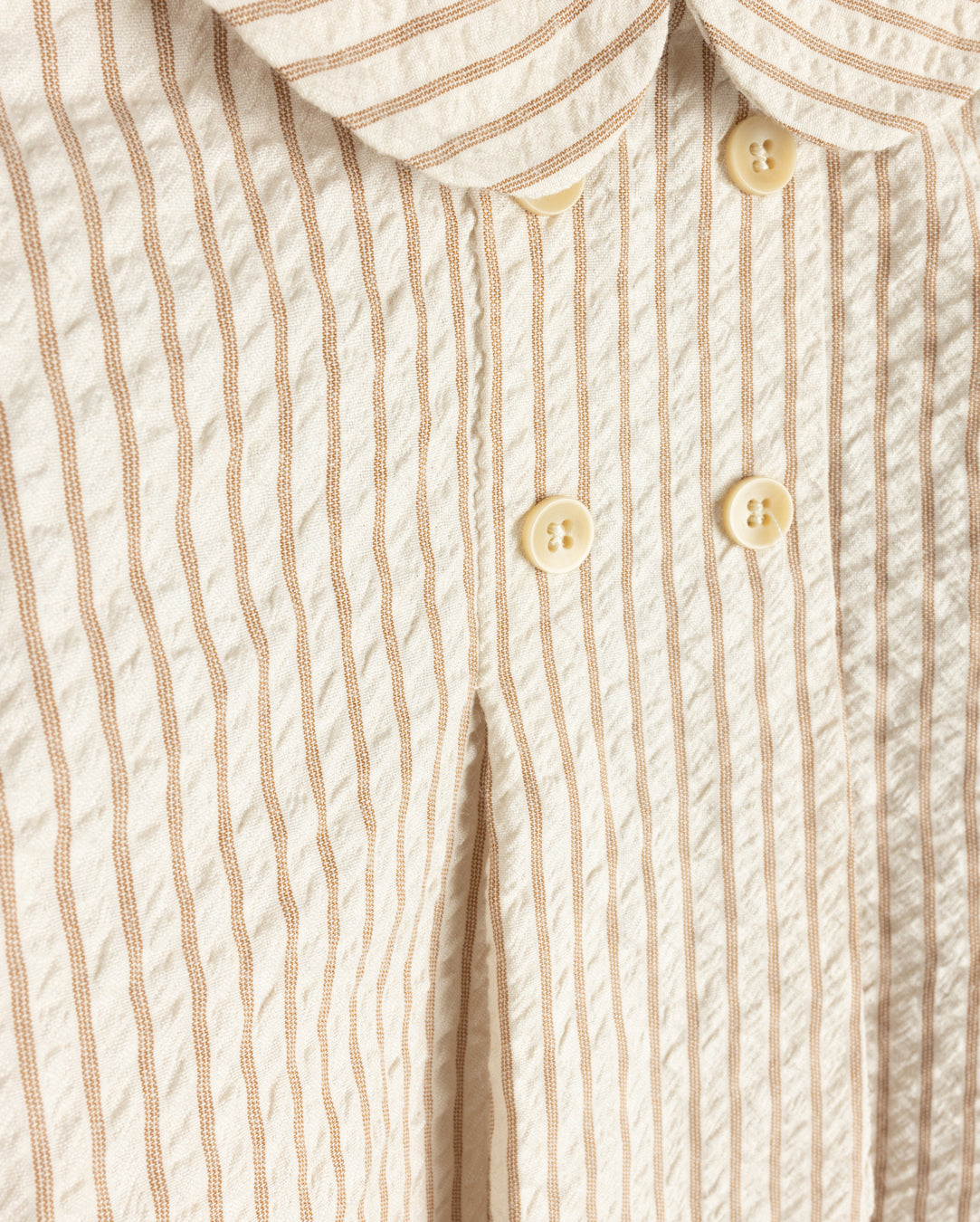 Amos Striped Peter Pan Shirt