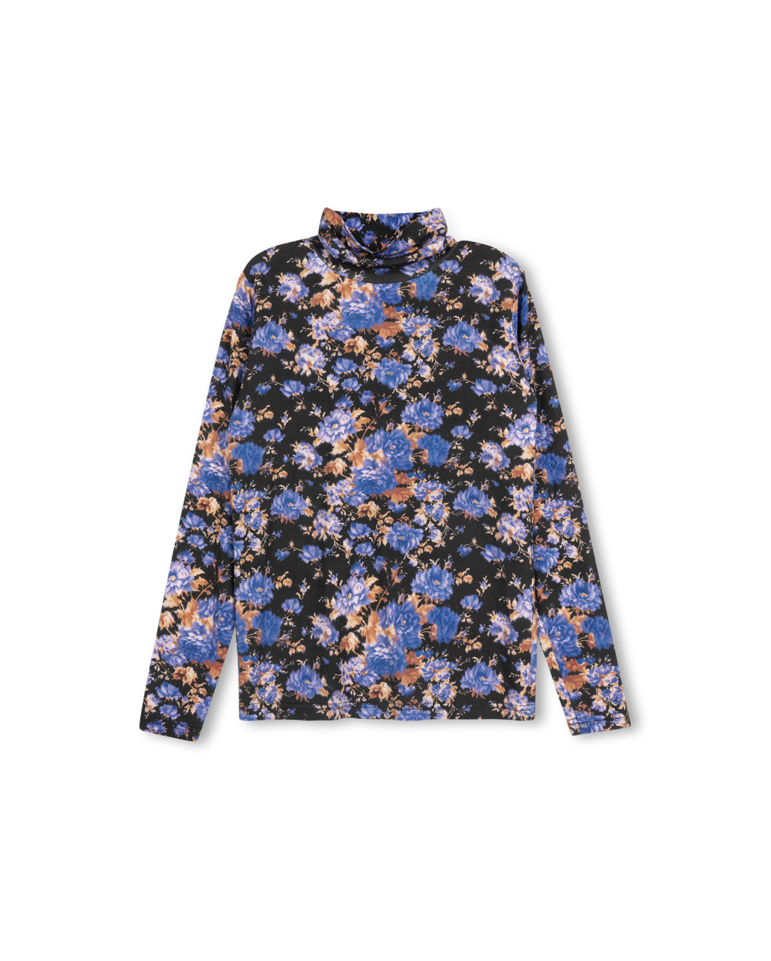 Nimble Floral Printed Turtleneck