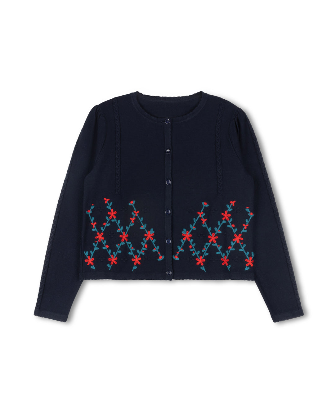 Dorny Embroidered Cardigan