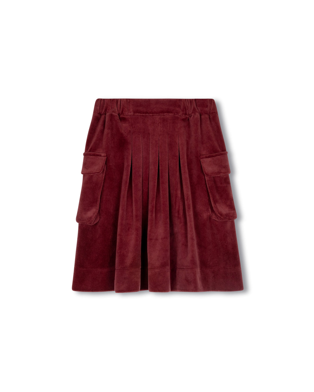 Dorthy Velour Pocket Skirt