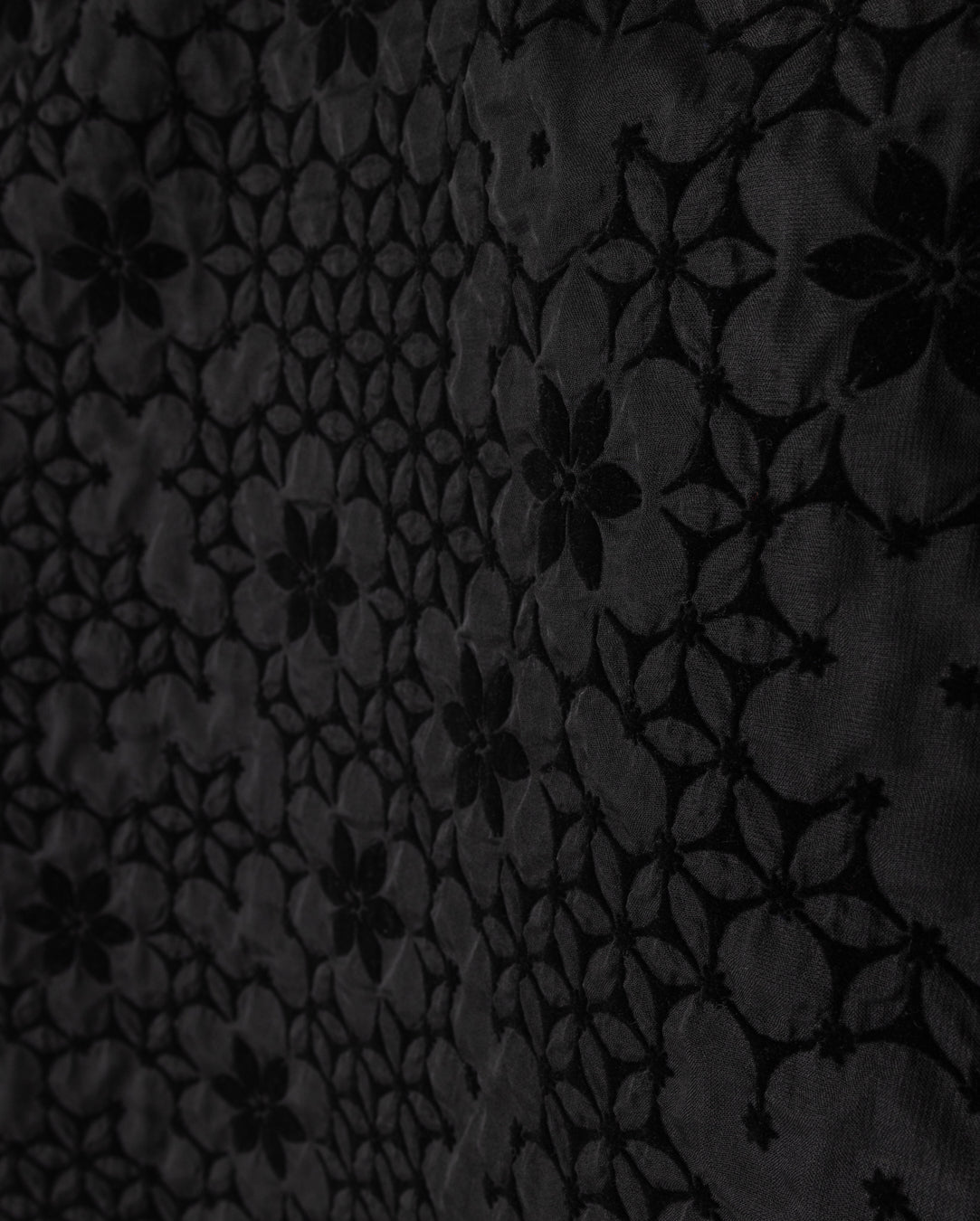 Textured Floral Tone On Tone Blouse