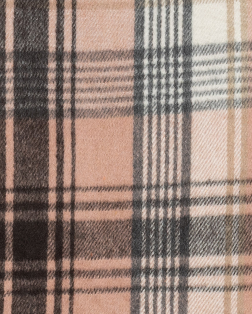 Gilt Wool Plaid Dress