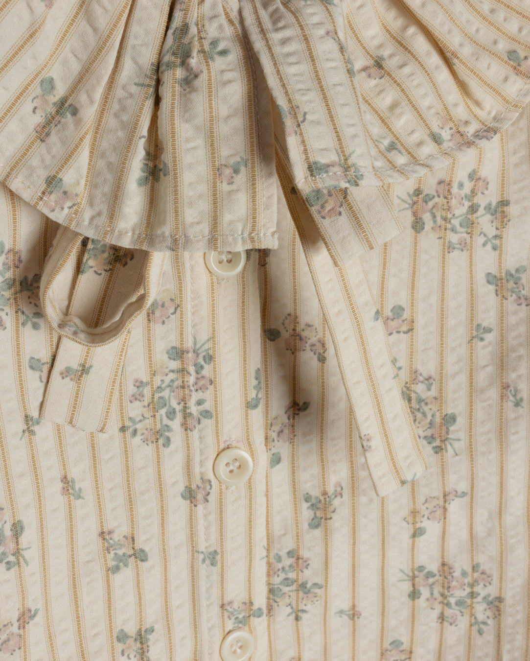 Amos Floral Print Collar Blouse