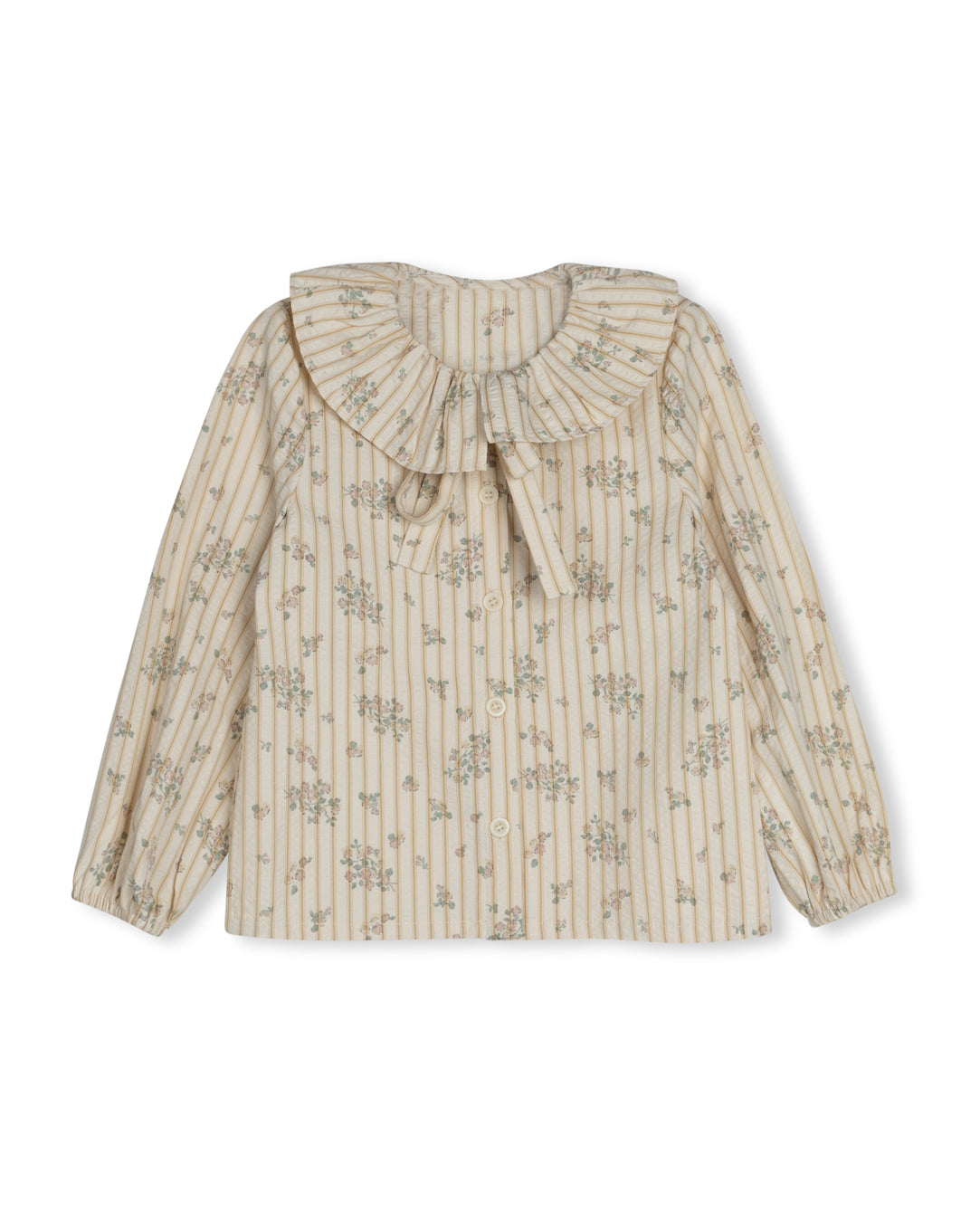 Amos Floral Print Collar Blouse
