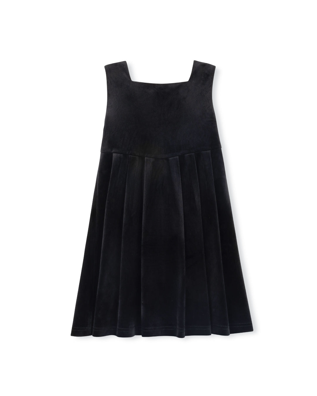 Velour V Waist Pleat Jumper
