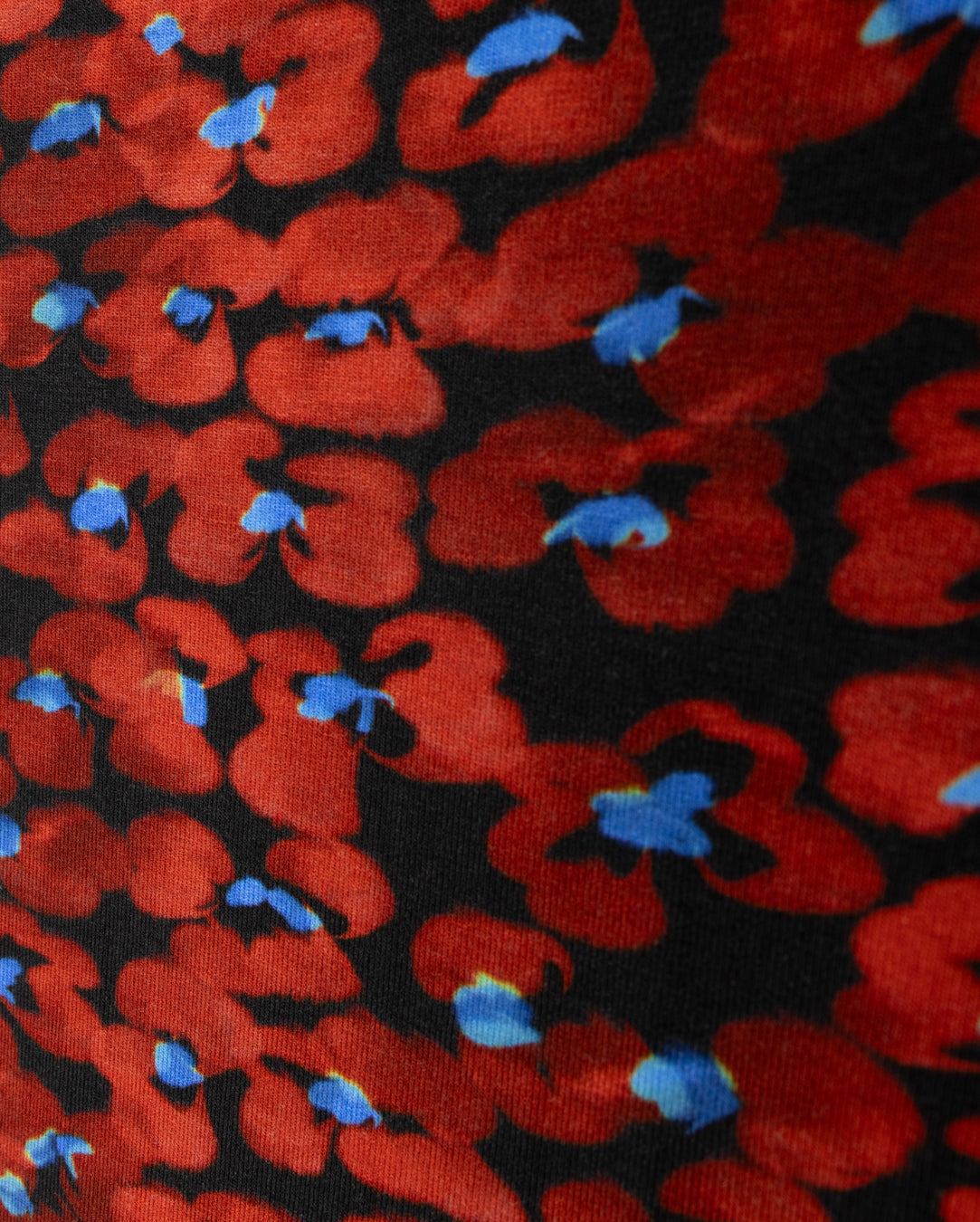Stretch Floral Turtleneck